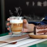 450ml 650ml Personalized Glass Cup Clear Double Wall Glass Mug