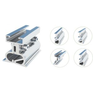 Adjustable Rooftop Solar Mounting Fixtures Flexibility Solar Panel Racking