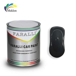 China Good Quality Car Refinish Paint Automotive Spray Coating 1K Pure Black Paint factory