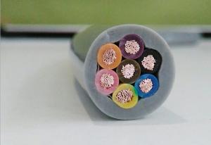 China Round Elevator and Escalator Control Cable RVV 6x0.75+1x2.0 PVC insulation PVC sheath Cable factory