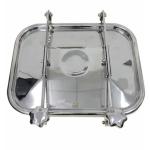 Female Thread Pressure Cast Frp Round Manhole Cover Stainless Steel for