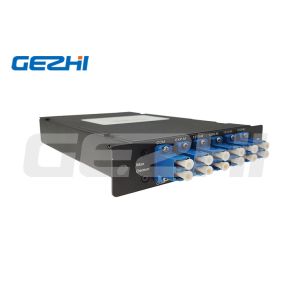 8CH DWDM Module Pluggable LGX Box Package DWDM Mux Demux Dual Fiber With LC UPC