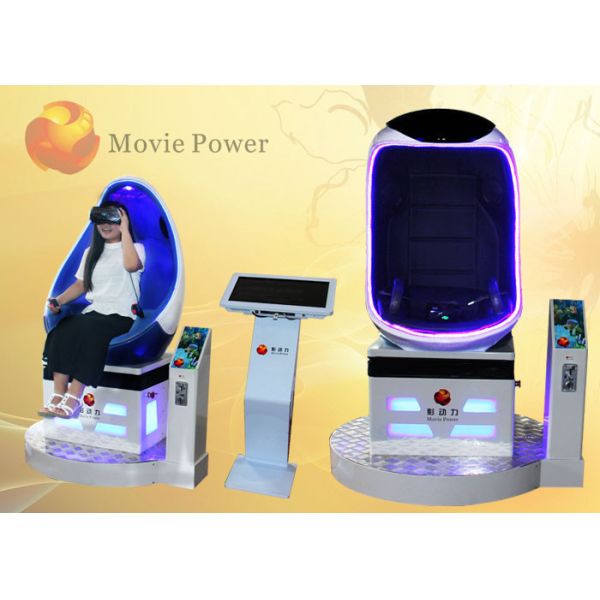 China Electric System 1 Seat  Dynamic 360 Degree Interactive VR simulator experience Virtual Reality egg factory