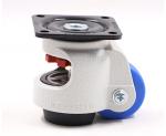 Aluminum Alloy Swivel Leveling Outdoor Caster Wheels 120kg Anti static