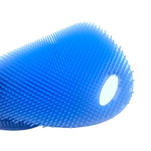 China Custom Logo Silicone Kitchen Brush Scrubber Also Used As Pot Holders factory