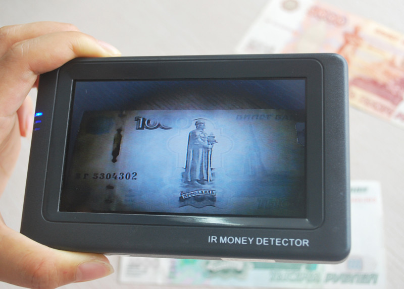 Portabel IR Money Detector With LED Display Royal Electric Bill Bank Money Detector IR EURO MONEY DETECTOR