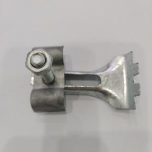 China Silver Weather Resistant Metal Fence Clips Connectors For Home Garden factory