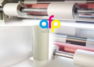 China Scratch Resistant Polyester Laminating Film For Paper Lamination Soft Touch factory