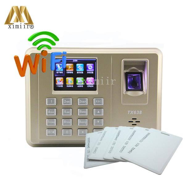 Live ID Fingerprint Reader WIFI TX638 Biometric Fingerprint Time Attendance