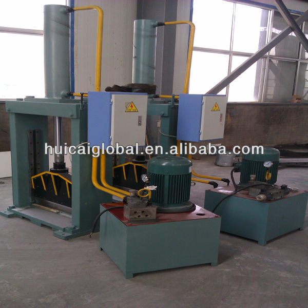 CE ISO9001 Approved Vertical Rubber Bale Cutter with 120KN Total Pressure and Cutting