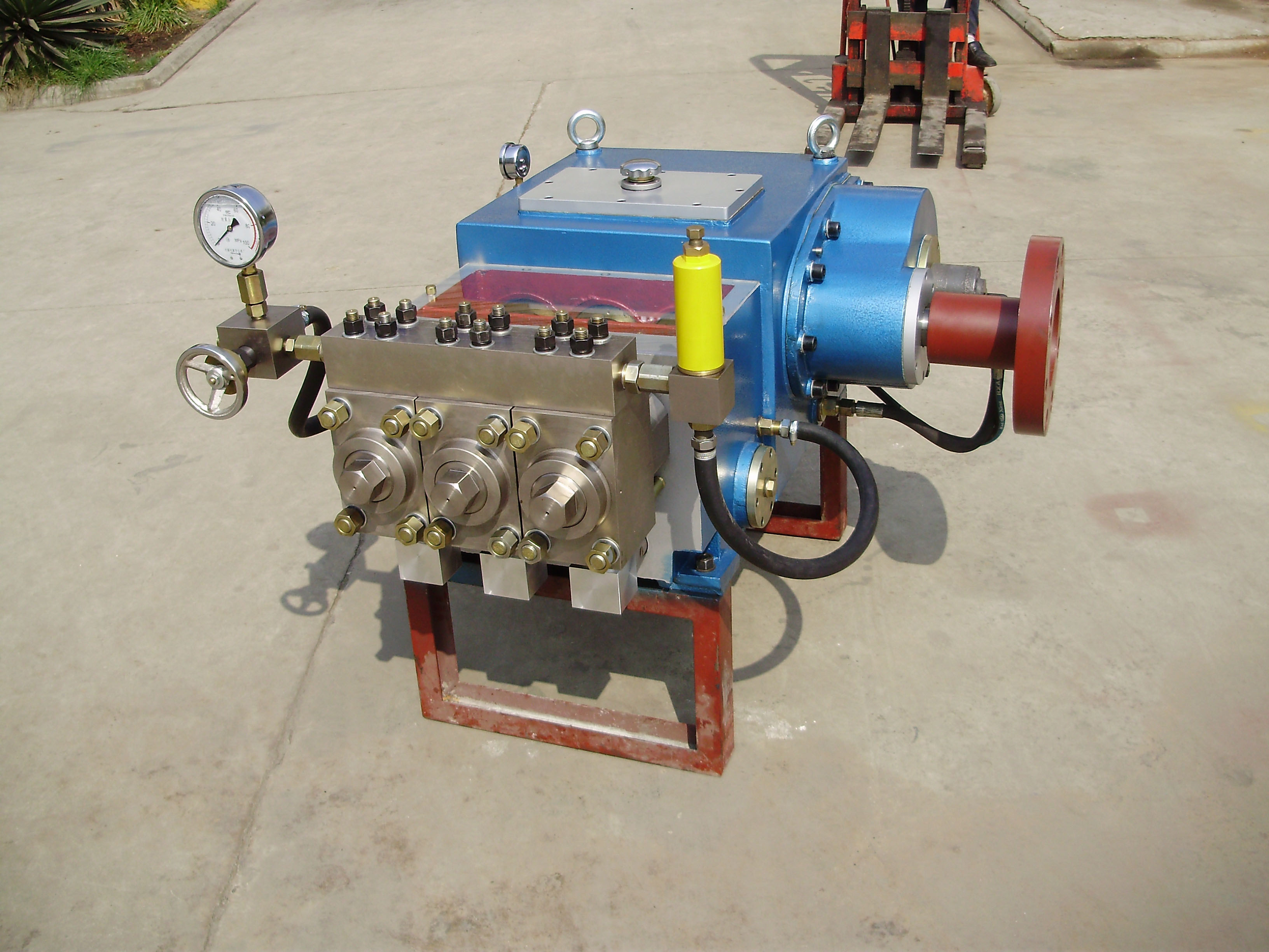 Anti Corrosion Rust Paint High Pressure Plunger Pump Water Blaster Concrete Remove