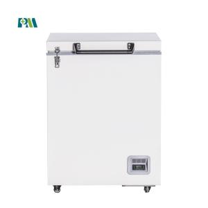 China ISO14001 100L Mini Hospital Biomedical Chest Freezer For Vaccines R290 Refrigerant factory