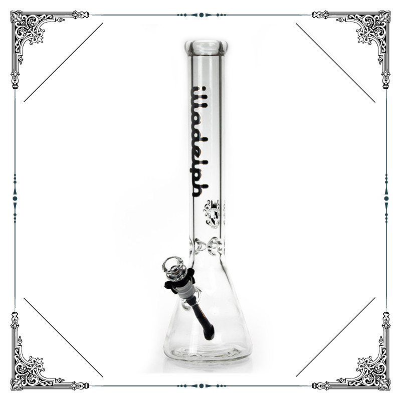 7MM Thick Glass Beaker Bong 17 Inches Tall Glass Hookah Pipes