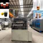 Used fully small plastic cup making machine machines for manufacturing plastic