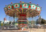 Colorful Amusement Park Swing Ride Outdoor Flying Chair Ride ISO9001 Approved