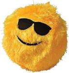 6" Inflatable Face Balls Diameter 20'' Fluffy Emoj Balls for Children