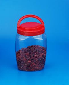China High Purity Plastic Food Storage Jars With Lids Easy Opening 2200Ml factory