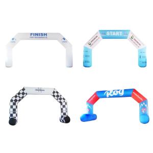 China Outdoor Decorative Inflatable Archway Including Air Blower Advertising Inflatable Goal Arch for Event factory