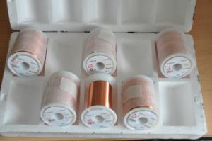 China UEW 155 Solderability Enamelled Copper Wire Round UL Certificated factory