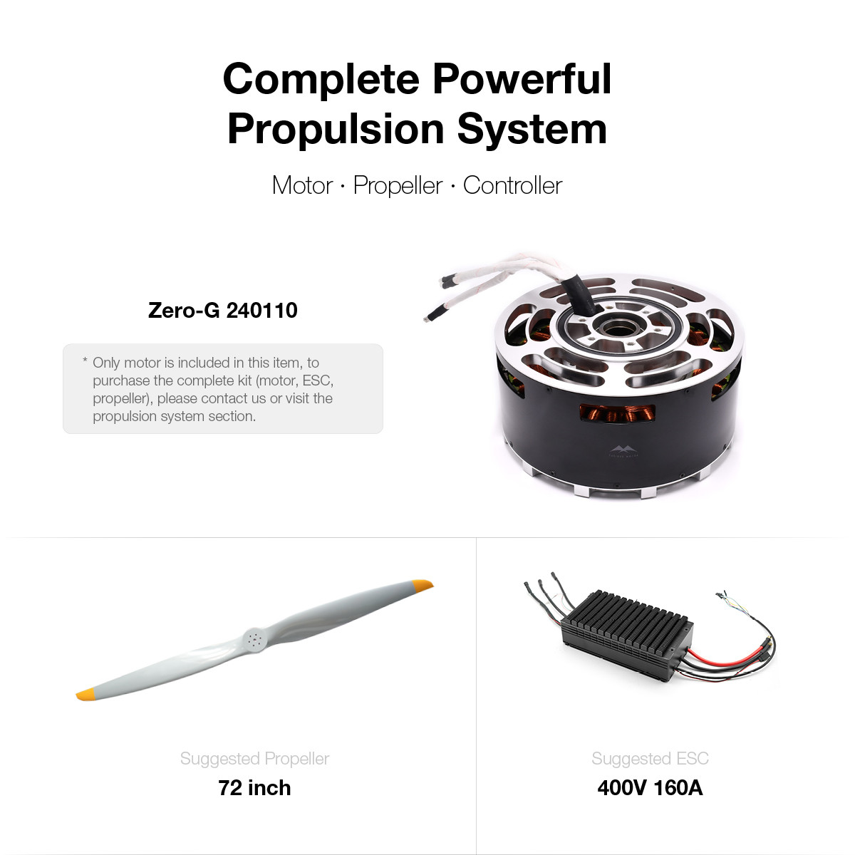 240110 180KG Thrust Brushless Motor For Heavy Lift Drone Unmanned Aircraft Big Drone