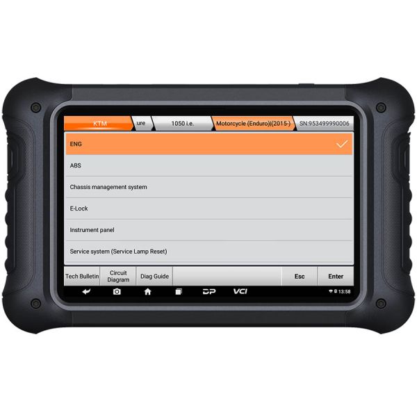 OBDSTAR MS70 New Generation Intelligent Motorcycle Scanner Motorbike Diagnostic Tool