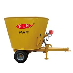 China 6M3 Vertical TMR Mixer Animal Feed Grinder Electric Tractor Cow Fodder factory
