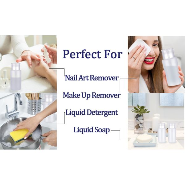 500ml Color Customized Fliptop Cap Nail Polish Remover Bottle