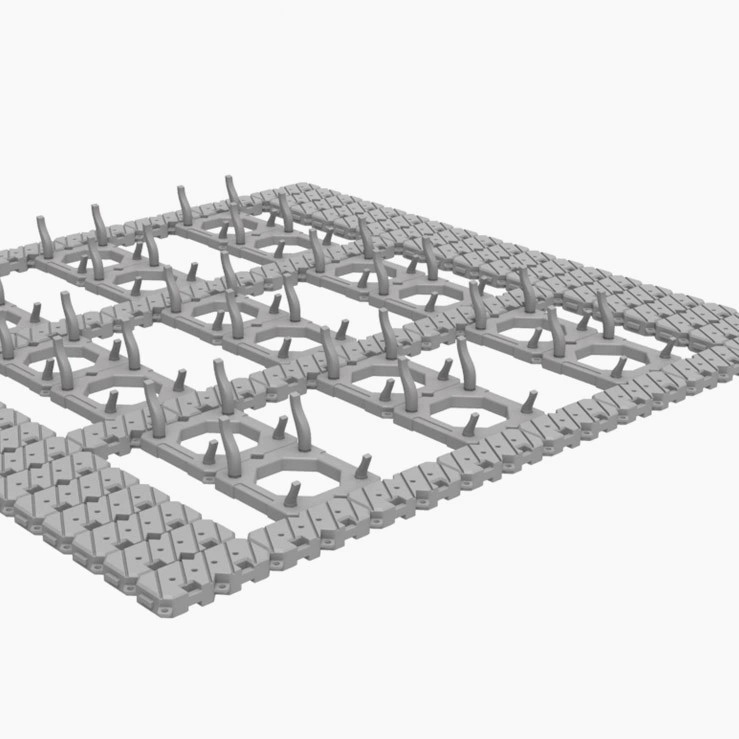 Customizable Floating Solar Mounting System for Wind Load Up to 40m/s and