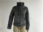 Charcoal Ladies Faux Fur Coats Regular Length Faux Fur Women'S Jacket TW8504