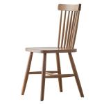 Economical Dining Room Solid Wood Chairs High Back For Family / Restaurant