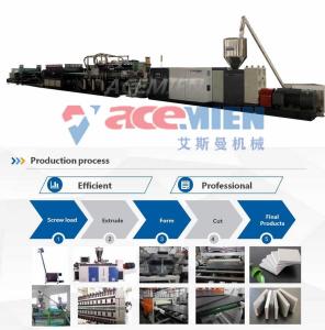 China CE 380KW 40HP 915mm PP Hollow Construction Sheet Extrusion Line factory