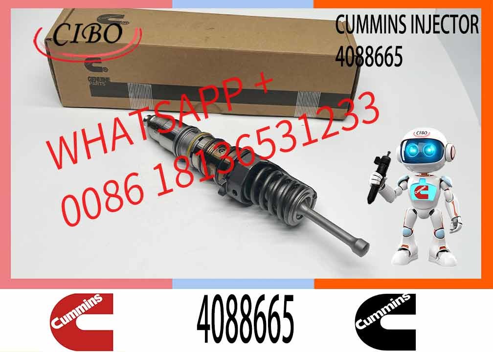 Diesel Fuel Injector Common Rail Injector 4061851 4088327 4088665 3411753 3095040 M11CUM-MINS 3080429 3411756 4061851 40