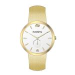 Men Quartz 304 Stainless Steel watches With Gold Mesh Band 22 * 18 mm