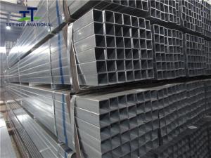 China Zinc Coated Carbon Steel Galvanized Square Pipe 3 Inch Professional Pre Treatments factory