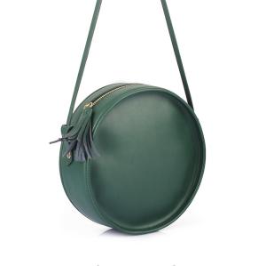 China Genuien Leather Round Bags Simply Women Cross-body Bags Designer Small Handbags factory