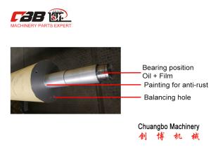 China 100kg Round G2.5 Ra 6.3 Dead Shaft Idler Roller factory