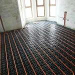 450*450*25MM Plastic Manifold Warm Water Underfloor Heat System For Warehouse