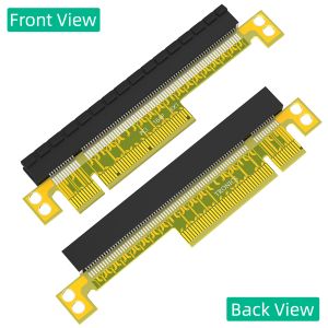 PCI Express 8X to 16X Riser Card 107mm Black PCB
