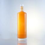 750 ml Sealing Type Cork Extra Flint Chinese Beverage Glass Packing Bottles For
