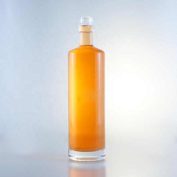 750 ml Sealing Type Cork Extra Flint Chinese Beverage Glass Packing Bottles For