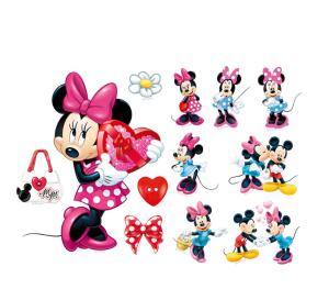 China Peel And Stick Mickey And Minnie Wall Stickers With 3D Augmented Reality factory