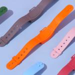 Silicone Hand Sanitizer Bracelet Dispenser Wristband Printing Technique