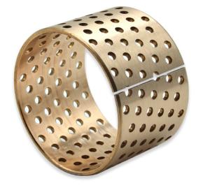 China CuSn8, Cylindrical Wrapped Bronze Bearings factory