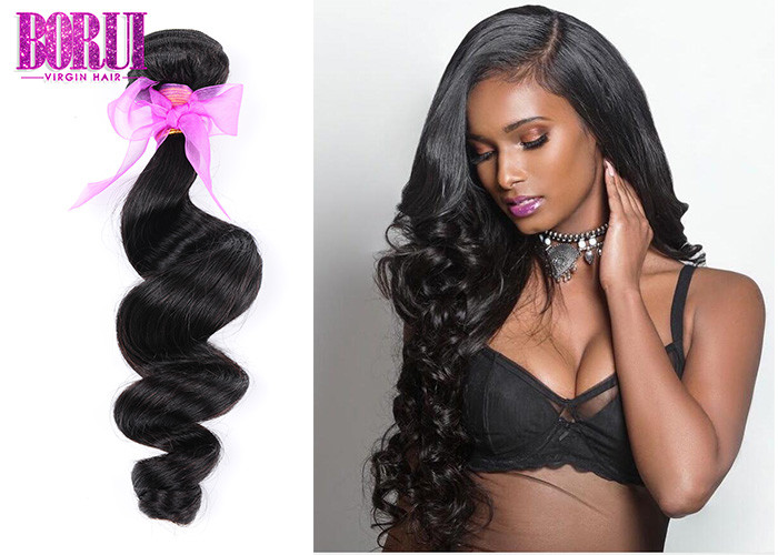 No Shedding Raw Indian Loose Wave , Cuticle Aligned Hair From Very Young Girls