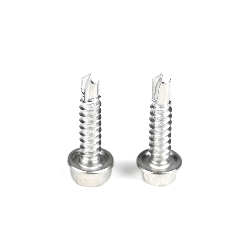 Stainless Steel 410 Self Drilling Screw Hex Washer Head for Metric Measurement System