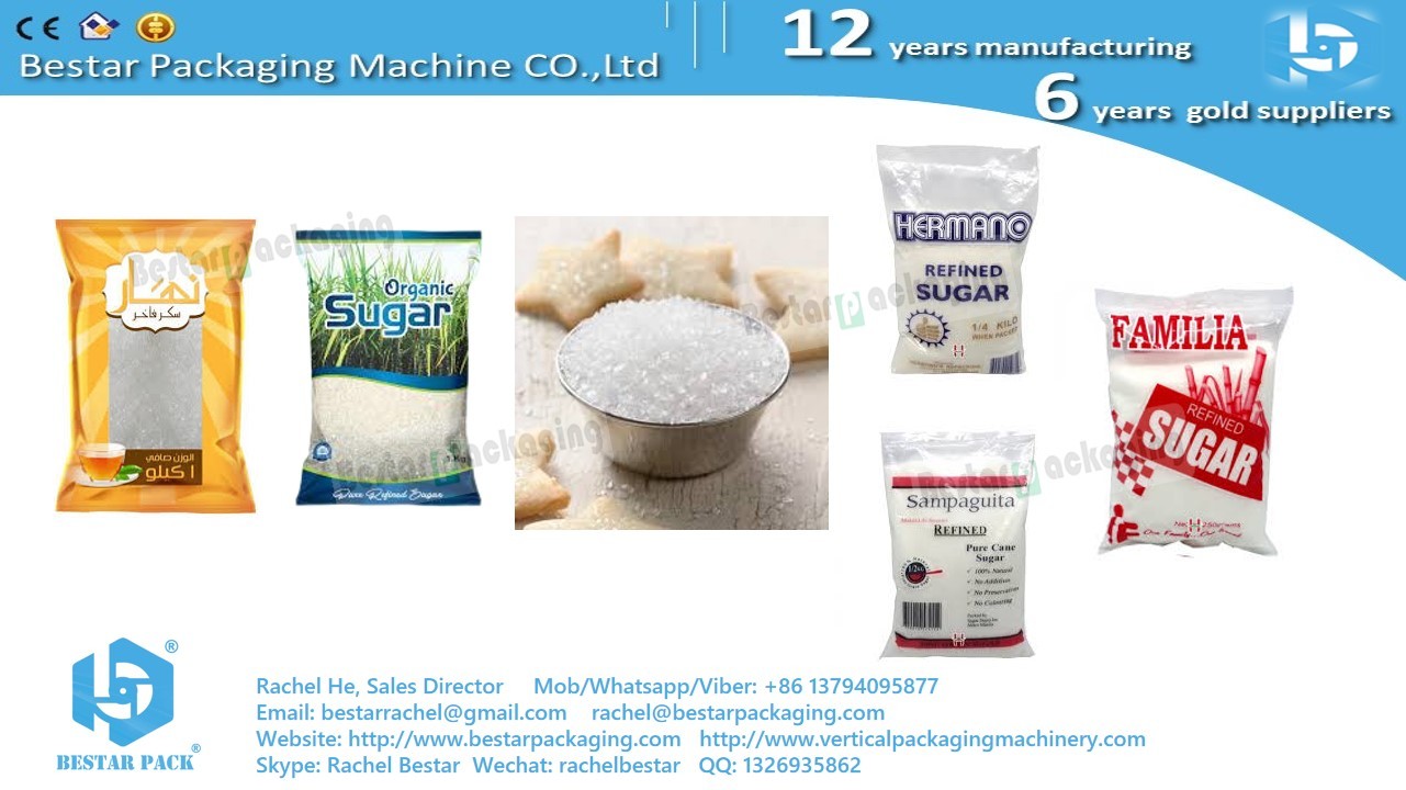 Bestar packing machine integrate version with 10 heads weigher and labeling machine BSTV-450AZ