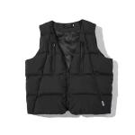 Winter Fashion Quilted V-Neck Zipper Pockets Sleeveless Puffer Vest