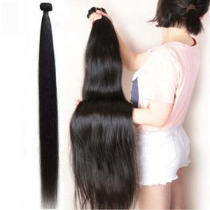 China 40 Inch Long Straight 100% Raw Hair Bundles 10A Brazilian Virgin Human Braiding Hair factory