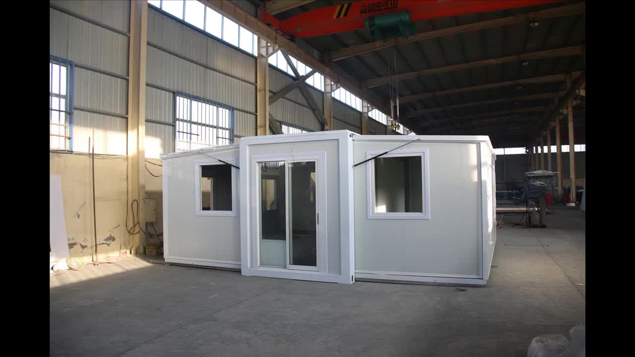 Space Saving Flat Pack Container Storage With PVC Board Floor And Sandwich Panel