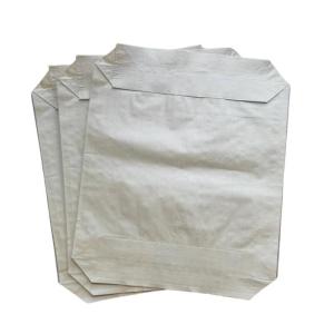China 50x64x11cm 85GSM(65GSM+20GSM) Plastic Packaging Bag for filling of Cement Building Material factory